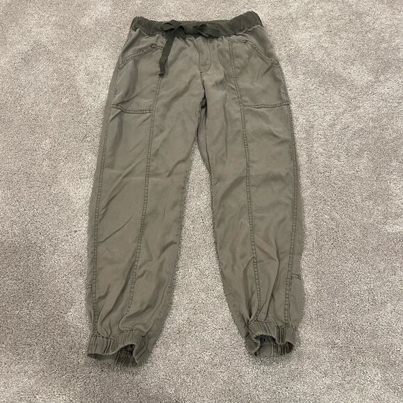 Hei Hei Women's Jogger Soft Cargo Pants Olive Green Size Small - Picture 2 of 12